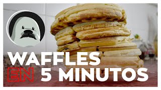 Waffles en 5 MINUTOS [upl. by Pandolfi]