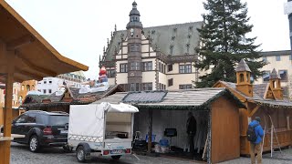 Der WeihnachtsmarktAufbau in Schweinfurtquot [upl. by Ahselyt107]