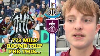 25 HOUR ROUND TRIP FOR THIS…  NEWCASTLE VS BURNLEY VLOG [upl. by Essile]