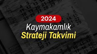 2024 KAYMAKAMLIK Sınavı  Çalışma Strateji  Yol Haritası [upl. by Arayc]