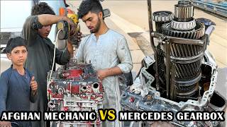 Mercedes Truck Gearbox Restoration  How to Rebuild Broken Gearbox with Basic Tools [upl. by Verna331]