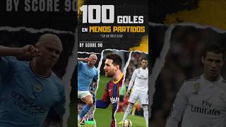 Los JUGADORES que han tardado MENOS PARTIDOS en MARCAR 100 GOLES [upl. by Kcirdaed]