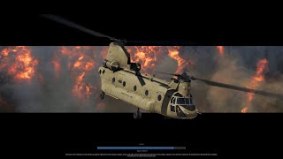 CF47F Chinook Cold start DCS on Linux [upl. by Ninnahc25]