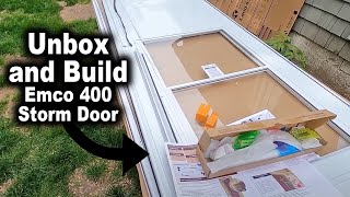 How to Prep Emco 400 Series Storm Door for Install  The Fixer Clips [upl. by Faxon]