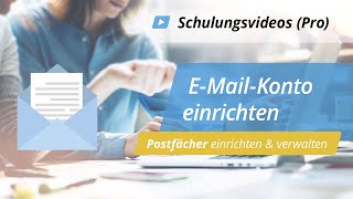 Schulungsvideo Pro  EMail Konto einrichten  onOffice [upl. by Heisser83]