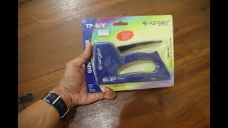 Unboxing Staples Tembak atau Gun Tacker Kangaro TP 8Y [upl. by Bryan767]