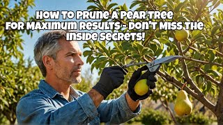 How to Prune a Pear Tree for Maximum Results  Dont Miss the Inside Secrets [upl. by Leacim]