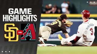 Padres vs Dbacks Game Highlights 92724  MLB Highlights [upl. by Gambrell]