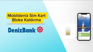 Denizbank Sim Kart Blokesi Kaldırma [upl. by Tillinger]