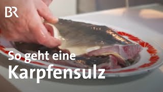 Besonderes Karpfenrezept Sülze mit Wintergemüse aus Filet und Karkassen  BR [upl. by Ive]