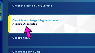 Acquire Accolades  Fortnite Reload Quests [upl. by Neenej272]