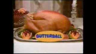 Butterball Turkey  Thanksgiving Commercial 1985 [upl. by Enelrae665]