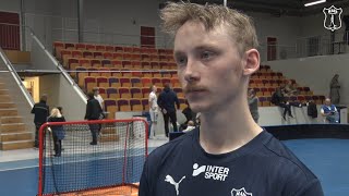 Casper Karlsson efter Mullsjö AIS  Växjö IBK  SSL Omgång 7 [upl. by Auqeenahs157]