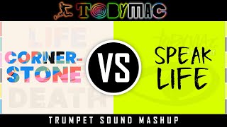 TobyMac  Cornerstone vs Speak Life MashUp  Lyric Video [upl. by Siger]