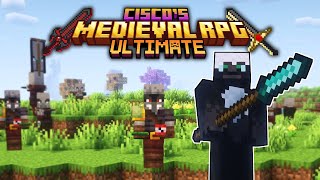 Minecraft Ciscos Medieval RPG Ep8 Pillager Raiders [upl. by Yeoj]