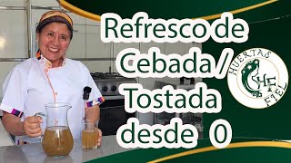 Refresco de Cebada  Tostada desde 0 [upl. by Adigirb]