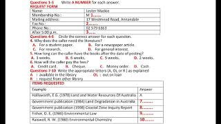 Request Form Lester Mackie without example [upl. by Udella]