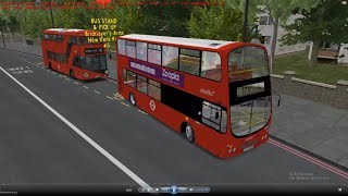 Omsi 2 tour 1756 London bus 415 Bricklayers Arms  Kennington  Tulse Hill  Volvo B7TL [upl. by Shelburne]