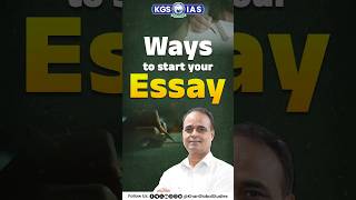 Way to Start Your ESSAY 📚🔥 upsc essay iasenglish howtowriteessay kgsiasenglish shorts [upl. by Acirt]