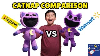 CATNAP PLUSH COMPARISON PLAYTIME CO CATNAP VS WALMART CATNAP [upl. by Enylodnewg911]