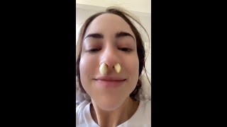 Woman shares viral hack for clearing sinuses by putting GARLIC up her NOSE [upl. by Yliah]