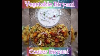 Vegetable Biryani Recipe  Easy Cooker Biryani Lunch Box Recipe [upl. by Abrams]