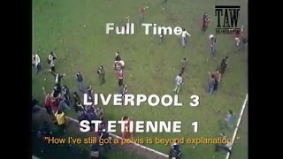 Liverpool 3 St Etienne 1  1977 European Cup 3rd Round [upl. by Troyes]