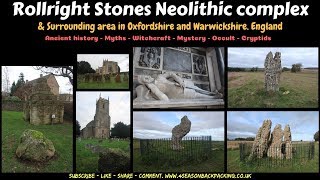 Rollright Stones Neolithic complex amp surrounding area [upl. by Egiaf]