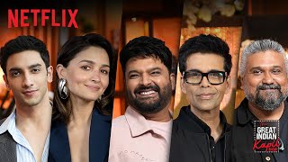 Jigras of Bollywood  Alia Vedang Karan  The Great Indian Kapil Show  Netflix [upl. by Yelahc]