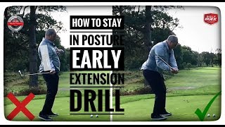 How To Stay In Posture Early Extension Drill [upl. by Suzann]