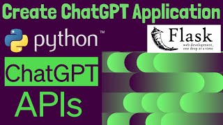 Create ChatGPT Application with Chat GPT API from OpenAI in Python Flask [upl. by Gerek373]