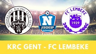 Jeugdcup KRC Gent 2  1 FC Lembeke IPU12 [upl. by Anitnamaid]