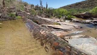 Hiking Sabino Creek down to the dam [upl. by Giulietta]