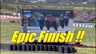 MotoGPs THRILLING Last Lap Showdown australiangp [upl. by Shirah]