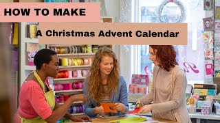 How to make a Christmas Advent Calendar satmornmakes christmascrafts adventcalendar [upl. by Releehw]