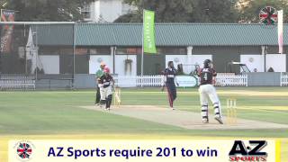 AZ Sports vs Team Manchester  Last Man Stands World Championships 2013 Final Highlights [upl. by Bunde]