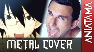 Sayonara Zetsubou Sensei OP Metal Cover  Hito Toshite Jiku Ga Bureteiru [upl. by Helms]