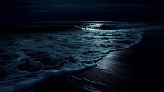 Ocean Waves for Deep Sleep  Ocean Sounds For Deep Sleeping With A Dark Screen And Rolling Waves [upl. by Natiha]