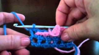 Interlocking Crochet™  5 How to End A amp B Rows [upl. by Ahsein]