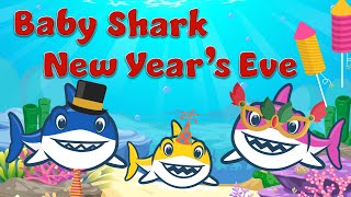 Baby shark  New Years Eve  Nursery rhymes for kids  Shark Family  Under the sea  in English [upl. by Bottali]