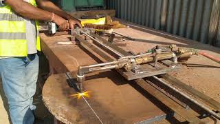 Gas cutting machine handmade [upl. by Addi]