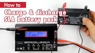 How to charge and discharge a SLA battery with Tenergys TB6B with voiceover [upl. by Adaliah]