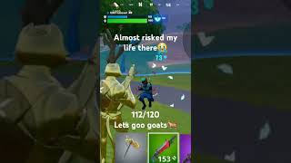 Almost did risk my life😭 fortnite fortniteshorts fortniteclips gaming shorts [upl. by Ellitnahc441]