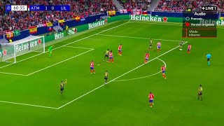 Edon Zhegrova Amazing Goal Atletico Madrid vs Lille 13 Highlights and All Goals [upl. by Foss]