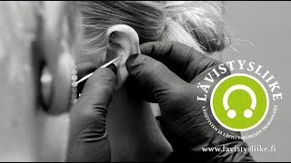 Lävistysliike  Conch Piercing [upl. by Jonathon282]