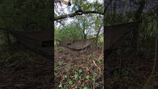 The ultimate hammock set up hammockcamping wildcamping onewind [upl. by Terena]