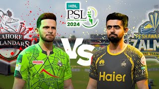 Qalandars’ Battle for Survival🔥 PZ vs LQ PSL 9 Highlights 🏏Cricket 24 [upl. by Lain]