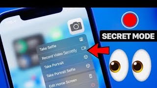 Secretly Record Video on iPhone [upl. by Gibeon]