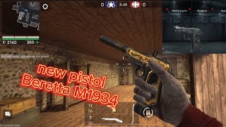 Review BERETTA M1934  New pistol  World War Heroes shooter wwh game [upl. by Islean357]