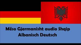 Mëso Gjermanisht Shqip Fjalor Audio 62 100 Albanisch Deutsch 3 [upl. by Ivon30]